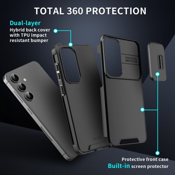 Samsung Galaxy A25 Deksel Camera Slide Svart