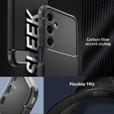 Spigen Samsung Galaxy A25 Deksel Rugged Armor Matte Black