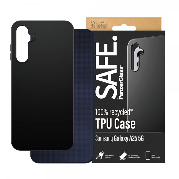 SAFE. by PanzerGlass Samsung Galaxy A25 Deksel Soft TPU Case Svart
