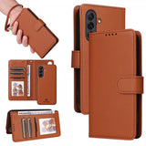 Betopnice Samsung Galaxy A26 Etui Avtagbart Deksel 005 Brun