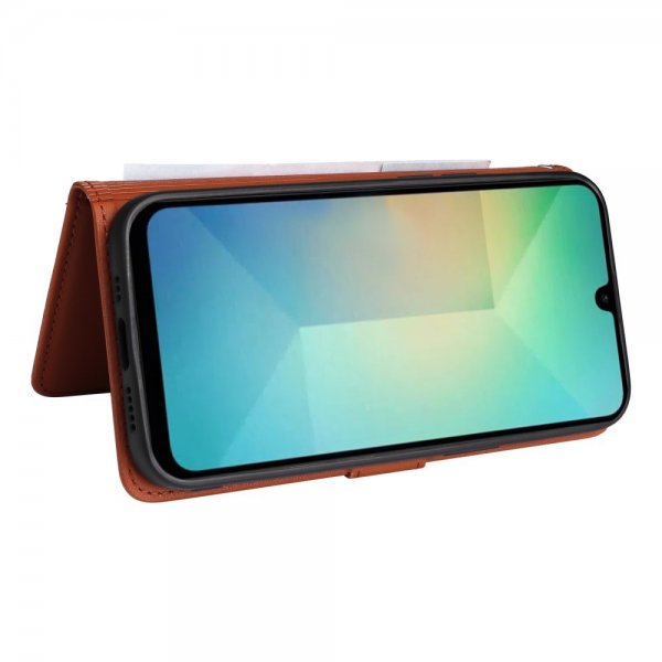 Betopnice Samsung Galaxy A26 Etui Avtagbart Deksel 005 Brun