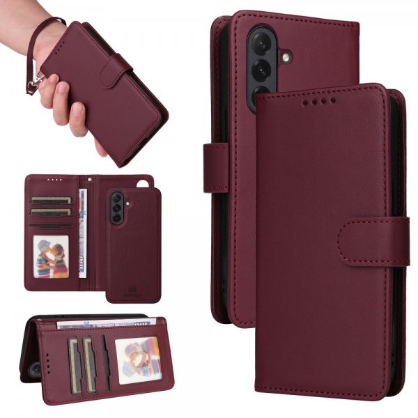 Betopnice Samsung Galaxy A26 Etui Avtagbart Deksel 005 Rød