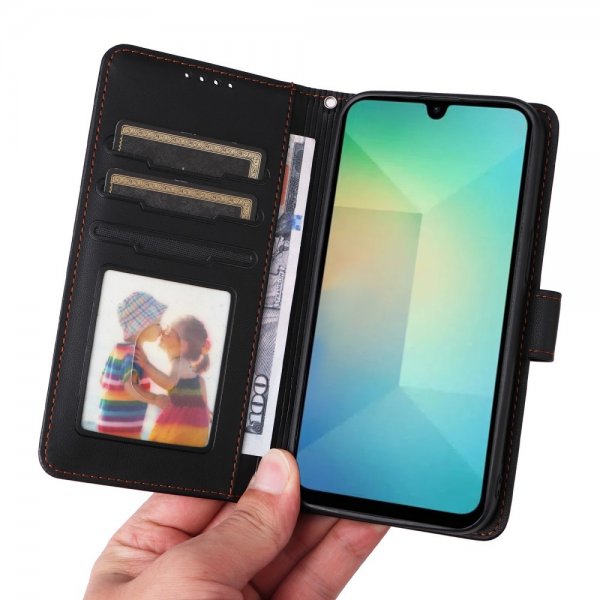 Betopnice Samsung Galaxy A26 Etui Avtagbart Deksel 005 Svart