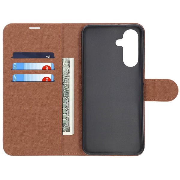 Samsung Galaxy A26 Etui med Stativ Brun
