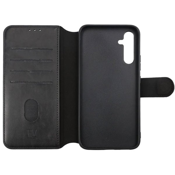 Rvelon Samsung Galaxy A34 5G Etui 4 Kortlomme Svart