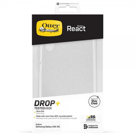 Otterbox Samsung Galaxy A34 5G Deksel React Stardust