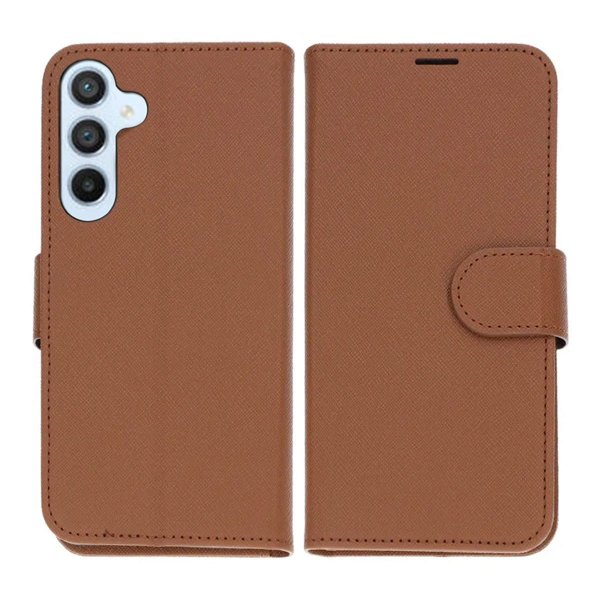 Samsung Galaxy A35 Etui med Stativ Brun