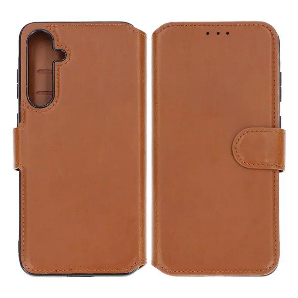 Rvelon Samsung Galaxy A35 Etui 4 Kortlomme Brun
