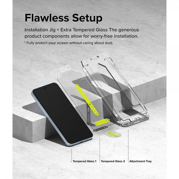 Ringke Samsung Galaxy A35 Skjermbeskytter Easy Slide 2-pakning