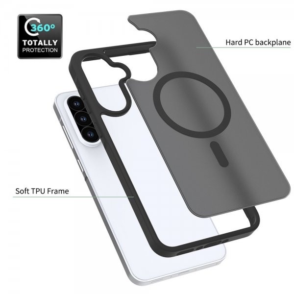 Samsung Galaxy A36/Galaxy A56 Deksel Frosted MagSafe Blå