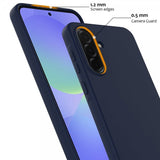 Samsung Galaxy A36/Galaxy A56 Deksel med Stropp Silikon MagSafe Mørkeblå