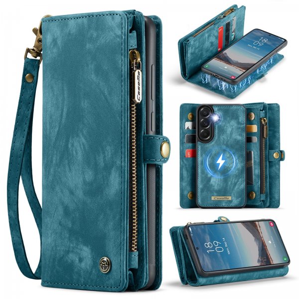 CaseMe Samsung Galaxy A37 Etui 008 Series Avtakbart Deksel Blå
