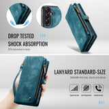 CaseMe Samsung Galaxy A37 Etui 008 Series Avtakbart Deksel Blå