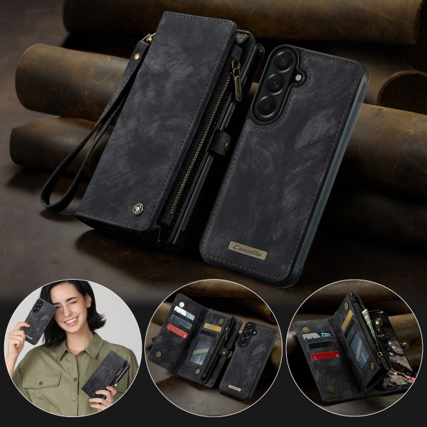 CaseMe Samsung Galaxy A37 Etui 008 Series Avtakbart Deksel Svart