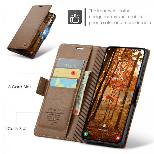 CaseMe Samsung Galaxy A37 Etui 023 Series Brun