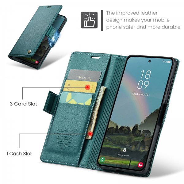 CaseMe Samsung Galaxy A37 Etui 023 Series Grønn