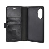 Buffalo Samsung Galaxy A37 Etui 2-i-1 Ekte skinn 3 Kortlomme Svart