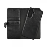 Buffalo Samsung Galaxy A37 Etui 2-i-1 Ekte skinn 3 Kortlomme Svart