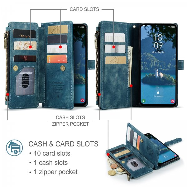CaseMe Samsung Galaxy A37 Etui C30 Series Blå