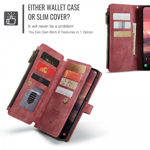 CaseMe Samsung Galaxy A37 Etui C30 Series Rød