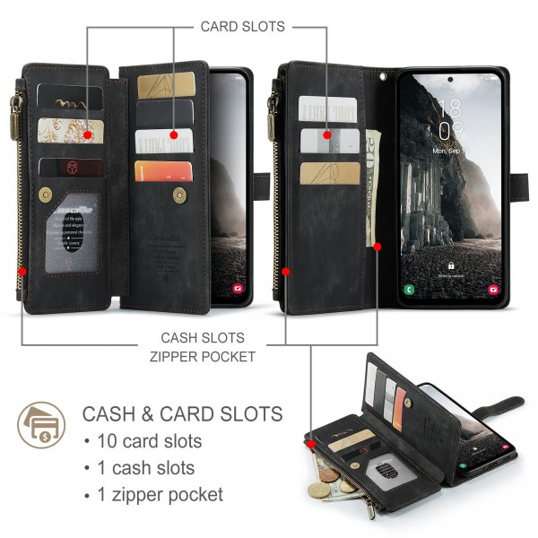CaseMe Samsung Galaxy A37 Etui C30 Series Svart