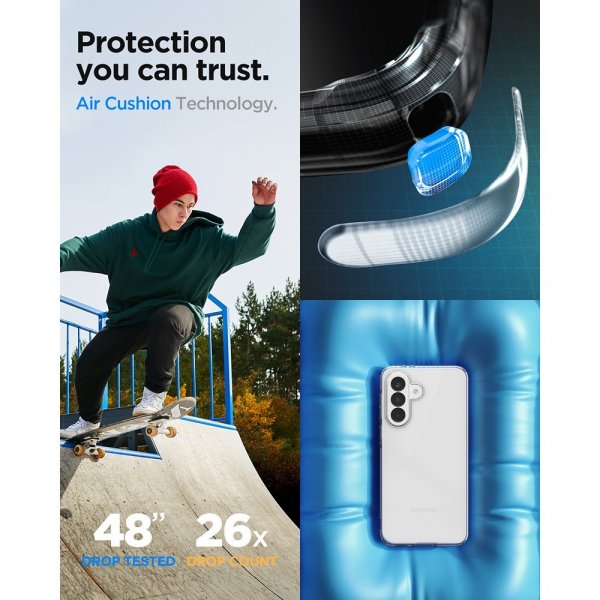 Spigen Samsung Galaxy A37 Deksel Liquid Crystal Crystal Clear