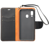 Samsung Galaxy A40 Etui med Stativ Svart