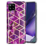 Samsung Galaxy A42 5G Deksel Marmor Magenta