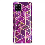 Samsung Galaxy A42 5G Deksel Marmor Magenta