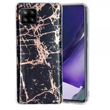 Samsung Galaxy A42 5G Deksel Marmor Svart
