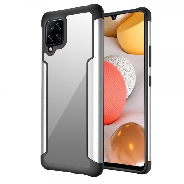 Samsung Galaxy A42 5G Deksel Metalllkant Sølv
