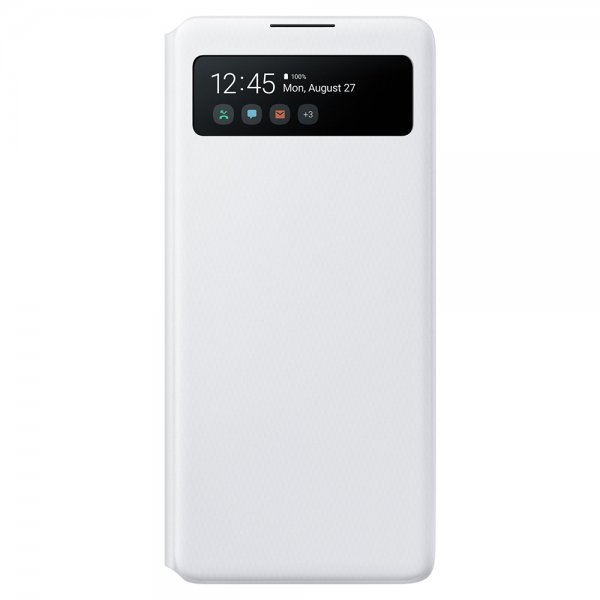 Samsung Original Galaxy A51 Etui S View Wallet Cover Hvit