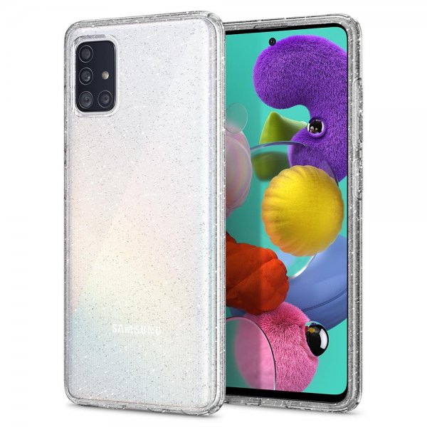 Spigen Samsung Galaxy A51 Deksel Liquid Crystal Glitter Crystal Quartz