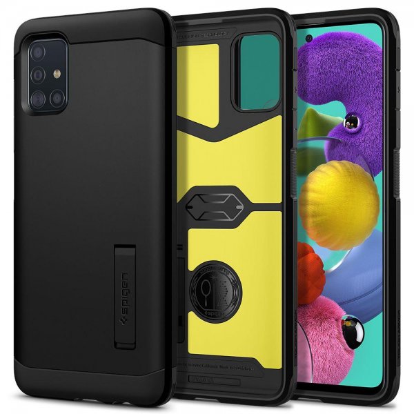 Spigen Samsung Galaxy A51 Deksel Tough Armor Svart