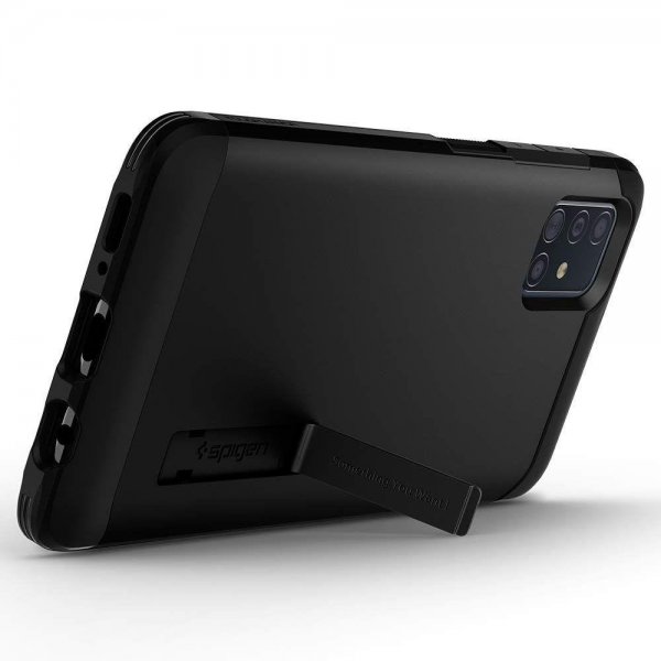 Spigen Samsung Galaxy A51 Deksel Tough Armor Svart