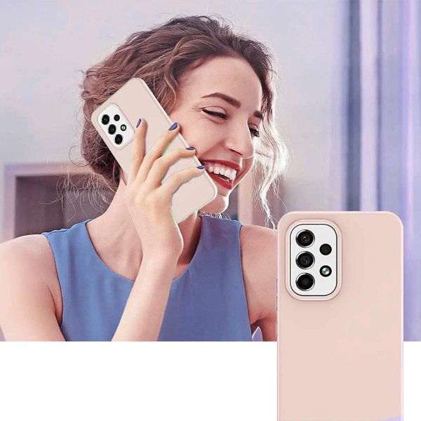 Rvelon Samsung Galaxy A53 5G Deksel Silikon Beige