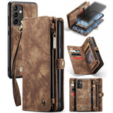 CaseMe Samsung Galaxy A54 5G Etui 008 Series Avtakbart Deksel Brun