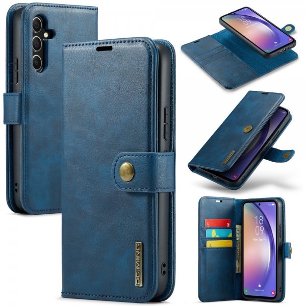Dg.Ming Samsung Galaxy A54 5G Etui Avtagbart Deksel Blå