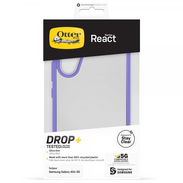 Otterbox Samsung Galaxy A54 5G Deksel React Purplexing