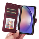 Betopnice Samsung Galaxy A55 Etui Avtagbart Deksel 005 Rød