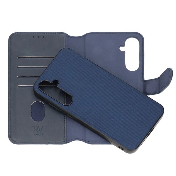 Rvelon Samsung Galaxy A55 Etui Detachable Wallet Case Blå