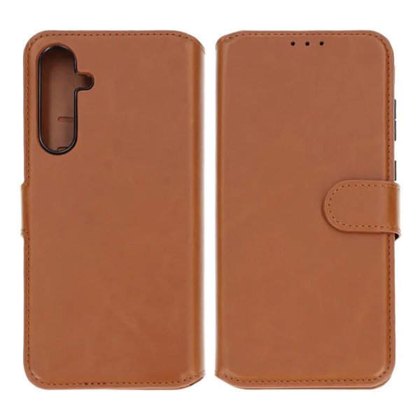 Rvelon Samsung Galaxy A55 Etui Detachable Wallet Case Brun