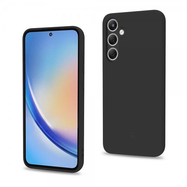 Celly Samsung Galaxy A55 Deksel CROMO Svart