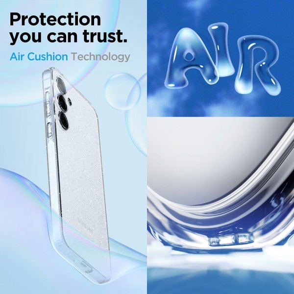 Spigen Samsung Galaxy A55 Deksel Liquid Crystal Glitter Crystal Quartz