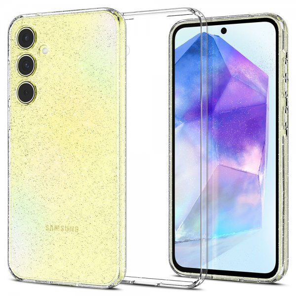 Spigen Samsung Galaxy A55 Deksel Liquid Crystal Glitter Crystal Quartz