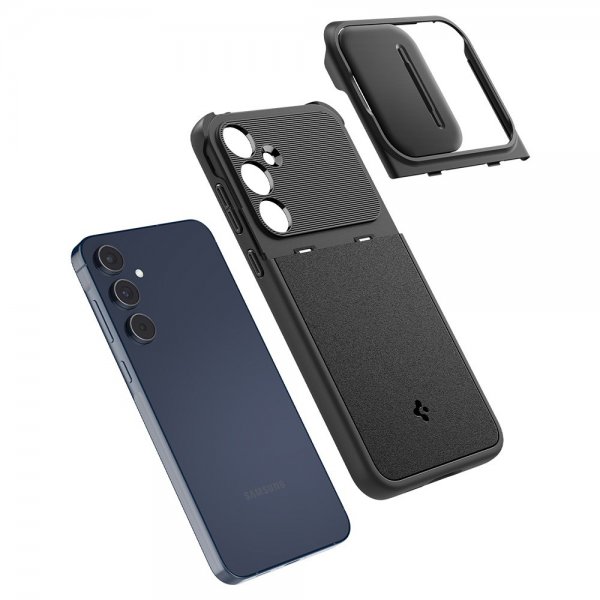 Spigen Samsung Galaxy A55 Deksel Optik Armor Svart
