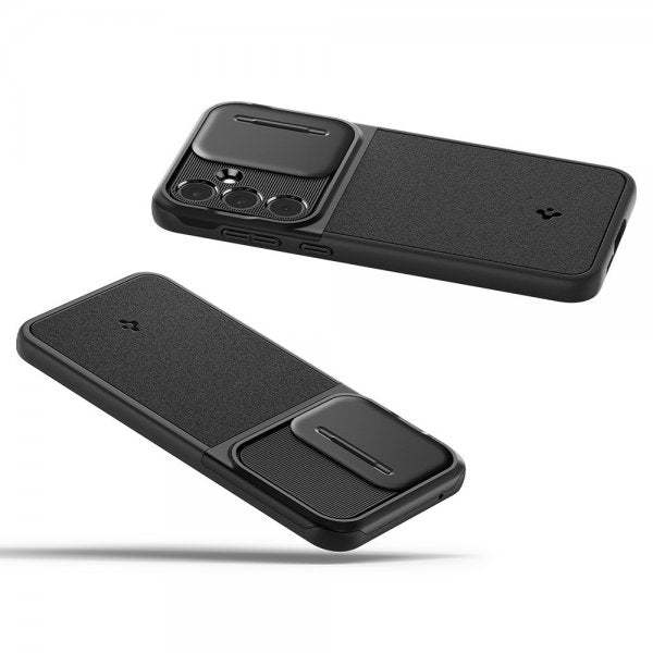 Spigen Samsung Galaxy A55 Deksel Optik Armor Svart