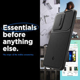 Spigen Samsung Galaxy A55 Deksel Optik Armor Svart