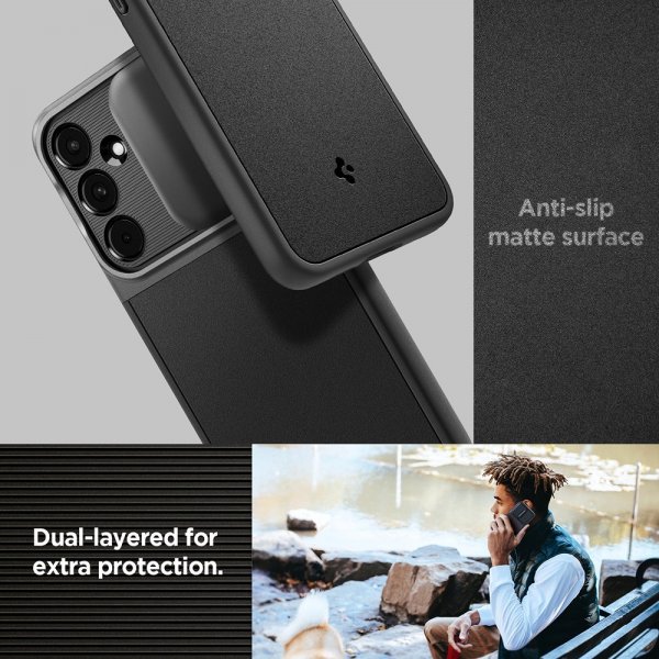 Spigen Samsung Galaxy A55 Deksel Optik Armor Svart