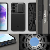 Spigen Samsung Galaxy A55 Deksel Optik Armor Svart